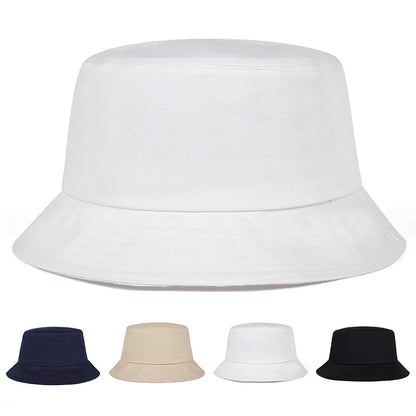 Unisex Solid Color Light Plate Personality Bucket Hats Fishermen Caps