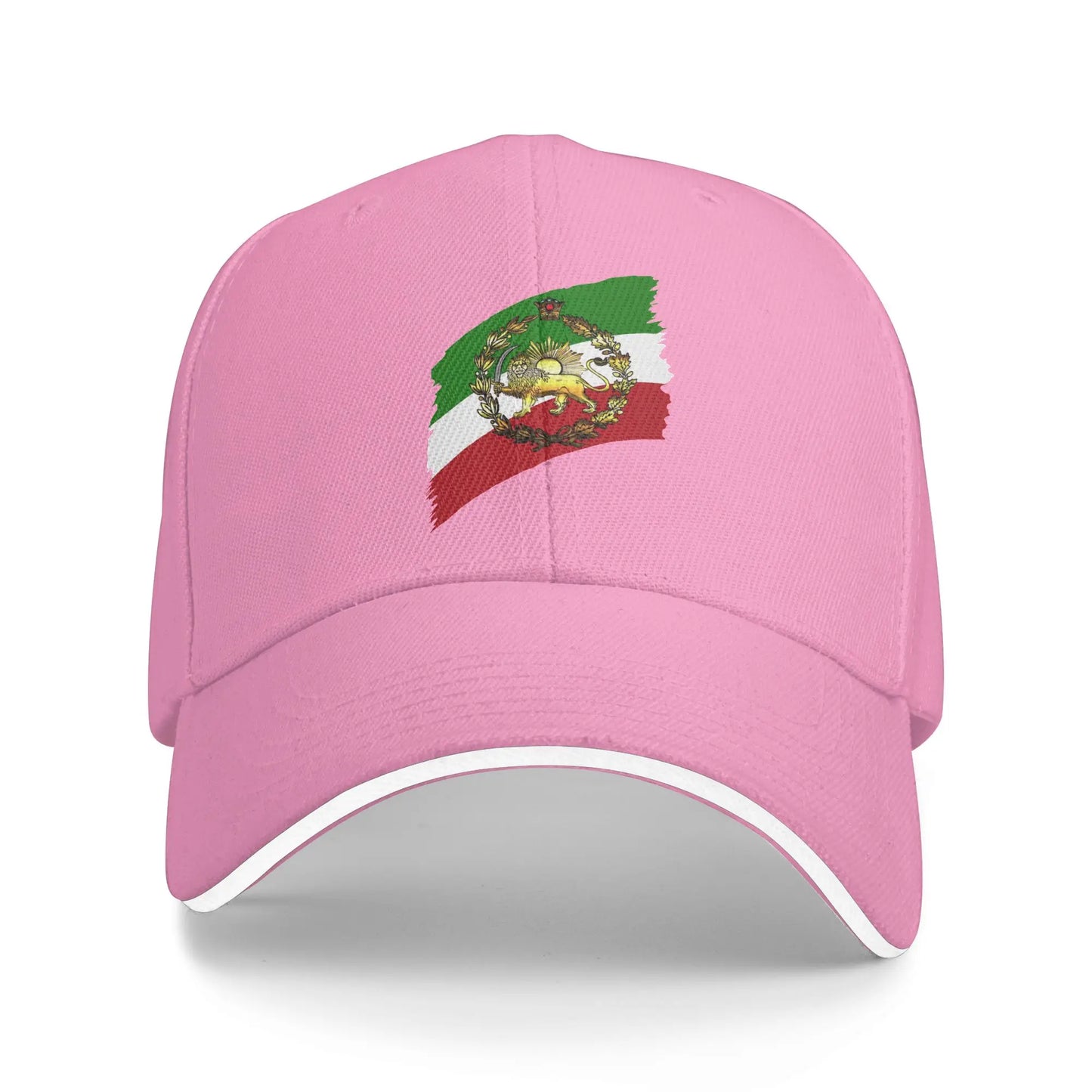 Iran Pahlavs Flag With Lion And Crown Sun Baseball Cap For Men Women
