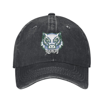 Inosuke Breath of Beast Demon Slayer Men Baseball Caps