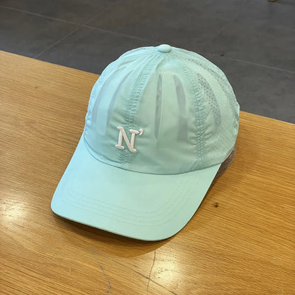 Letter N Embroidery Quick Dry Baseball Cap