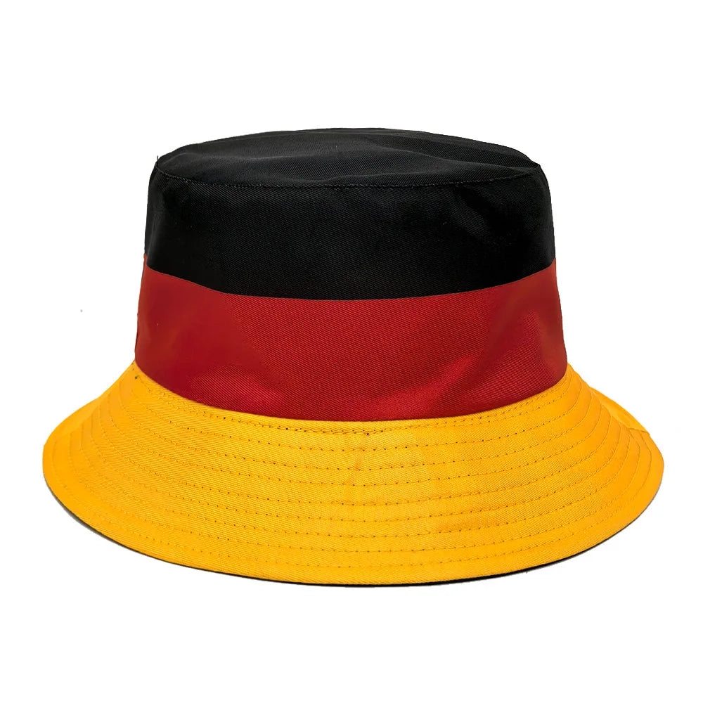 Flag Print Cheer Hat Bucket Hat