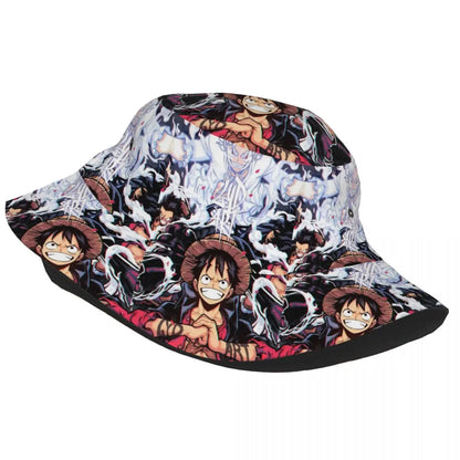 One Piece Anime Bucket Hats Monkey D Luffy