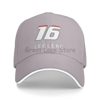 Charles Leclerc Graphic Print Baseball Cap