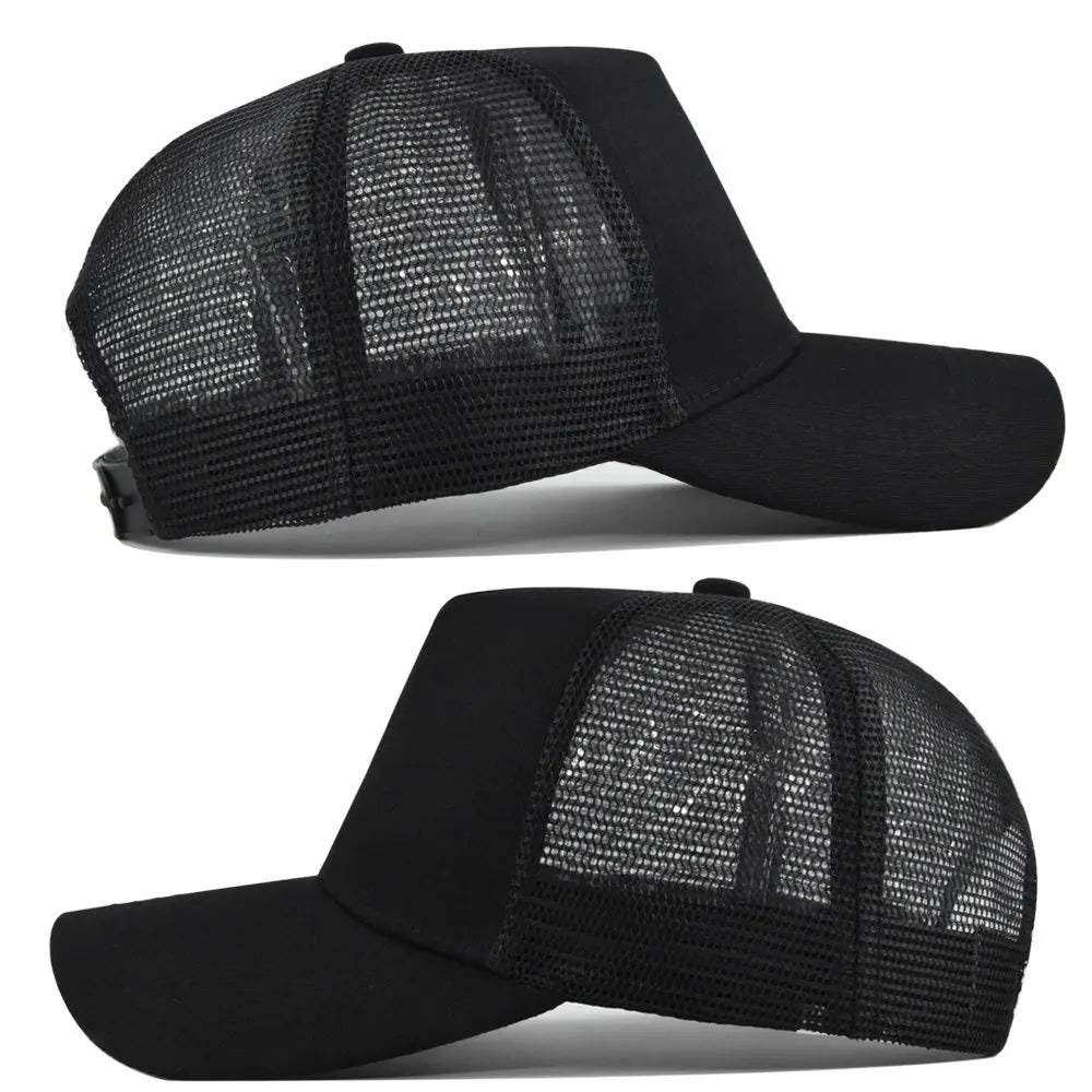 Bass Football Mesh Baseball Cap