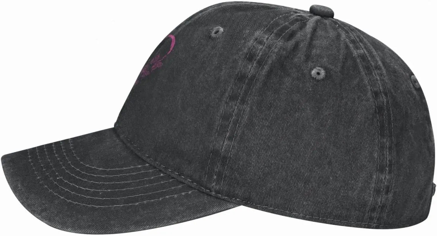 I'm A Survivor Heart Pink Ribbon Breast Cancer Awareness Baseball Cap