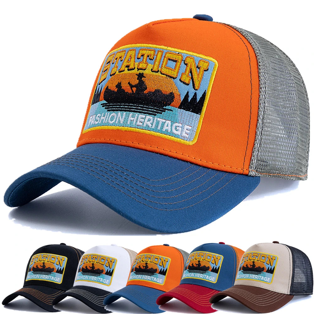 New Style Summer Fishing Cap Breathable Mesh Baseball Hat Men Women
