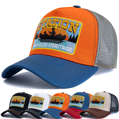 New Style Summer Fishing Cap Breathable Mesh Baseball Hat Men Women