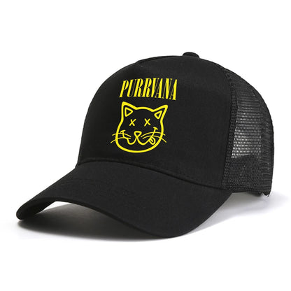 Purrvana Cat Baseball Cap