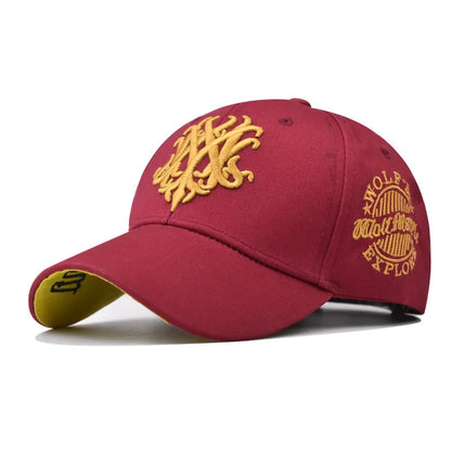 Fashion Baseball Caps Snapback Hats Men Women Adjustable 3D Totem Embroidery Hip Hop Hats
