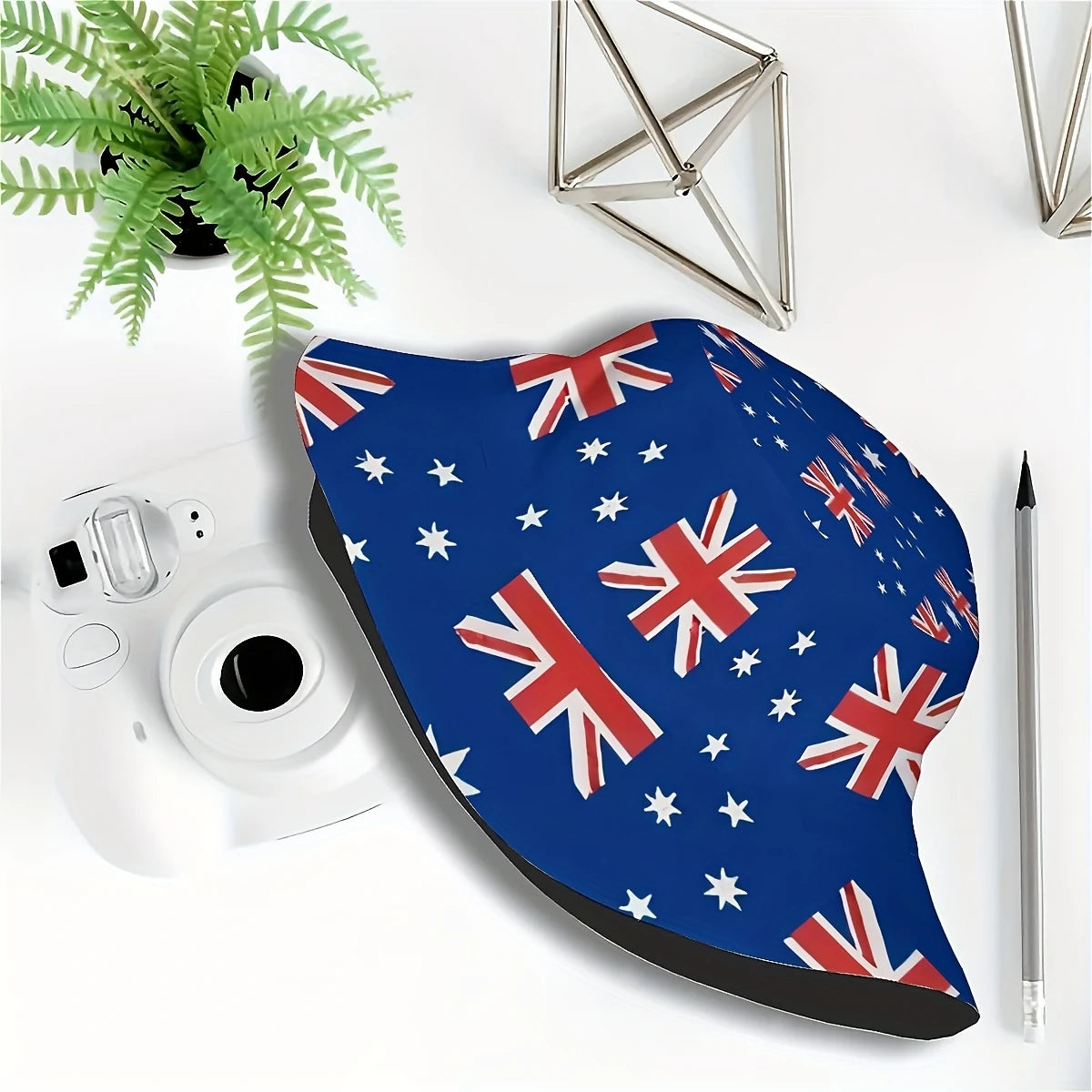 One Piece of Australian Flag Designs of Fisherman'S Hats Bucket Hat