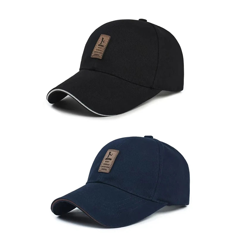 Summer Women Men Structured Baseball Cap Solid Cotton Adjustable Snapback Sunhat Outdoor Sports Hip Hop Baseball Hat Casquette