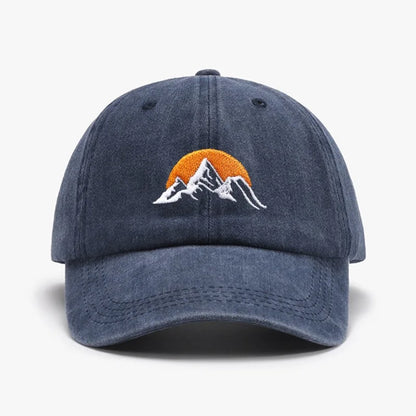 Unisex Embroidered Sunset Baseball Hat