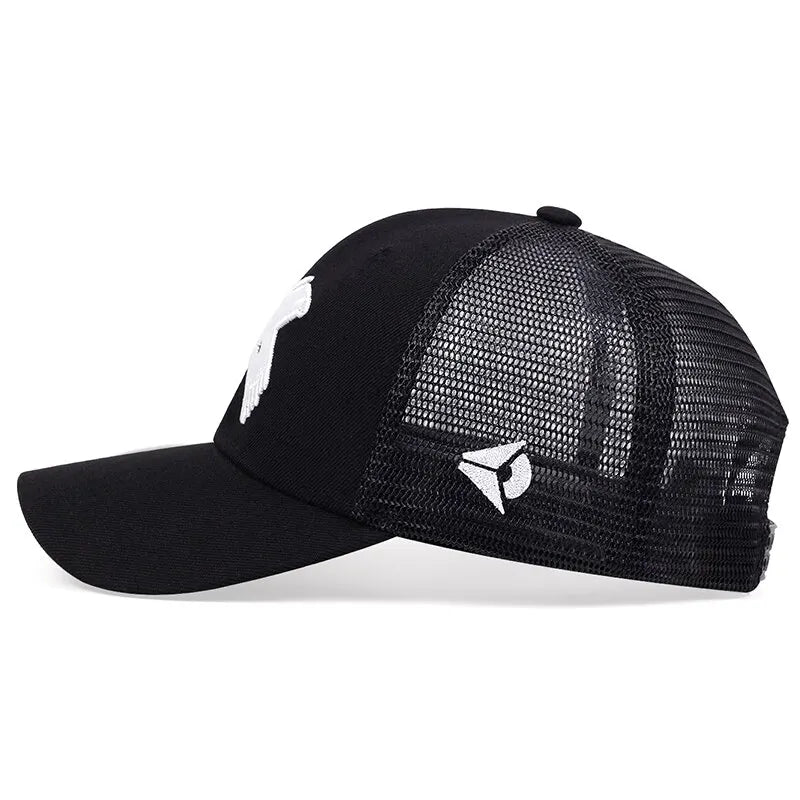 Unisex X Letter Embroidery Baseball Net Caps Spring And Summer
