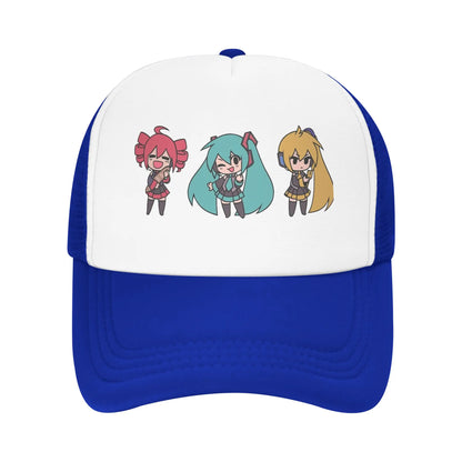 Triple Baka Kasane Teto Akita Neru VOCALOID Playlist Song Baseball Caps