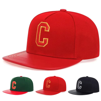 Unisex C Letter Embroidery Hip-hop Hats Spring And Autumn