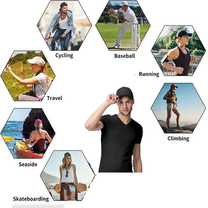Casual UV Protection Adjustable Peaked Cap Sports Cap Cotton Baseball Cap