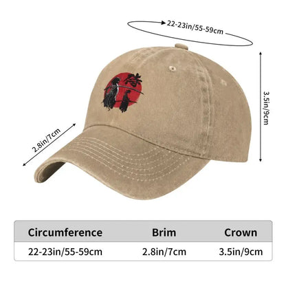 Custom Cotton Mugen And Jin Sumi E Samurai Champloo Baseball Cap