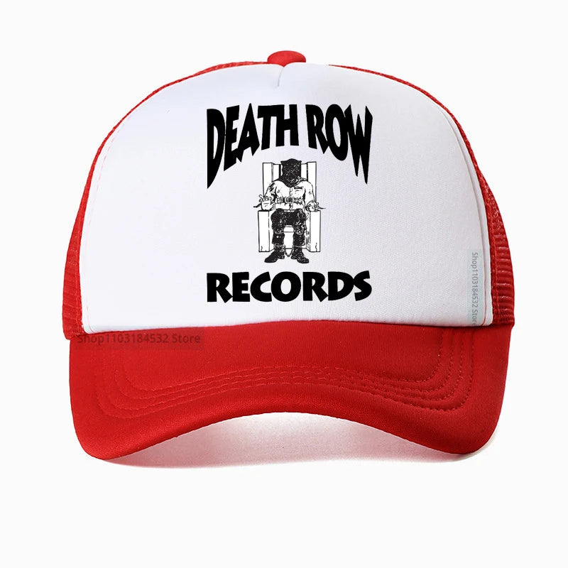 Funny Golf Hat Death Row Records White Baseball Cap