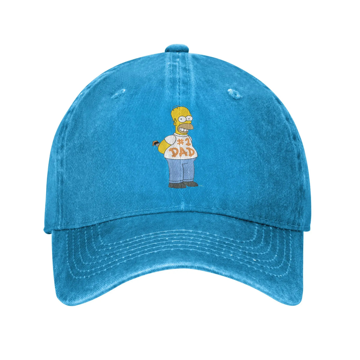The S-simpson Number 1 Dad Father's Day Sun Baseball Cap