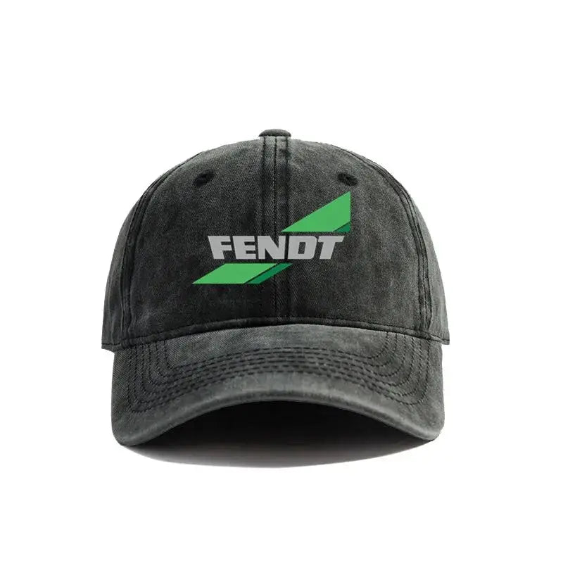 Fendt Agricultural Farming Tractors Distressed Baseball Cap