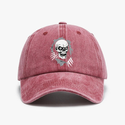 Comic Skull Animation Casual Baseball Cap
