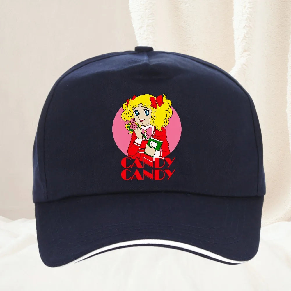 90s Kawaii Candy Candy Anime Summer Baseball Cap