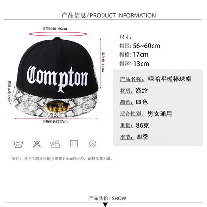 Compton Snapback Cap Korean Style