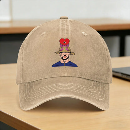 Rapper B-Bad B-Bunny DTMF World Tour Washed Baseball Cap