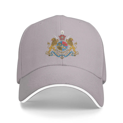 Persian Imperial Arms Of Iranian Shahs Iran 1979 Arms Persia Lion Shah Baseball Cap