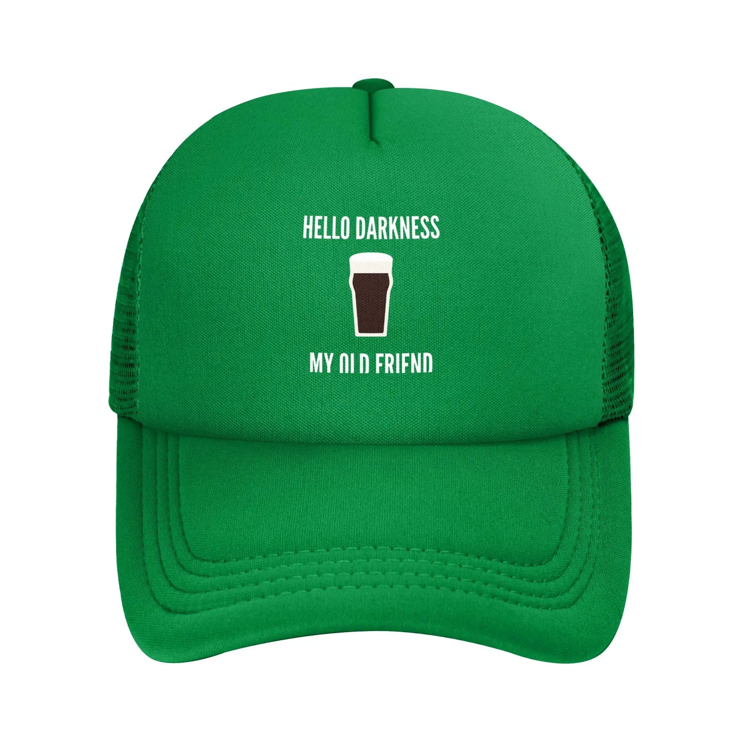 Hello Darkness My Old Friend Beer Baseball Caps