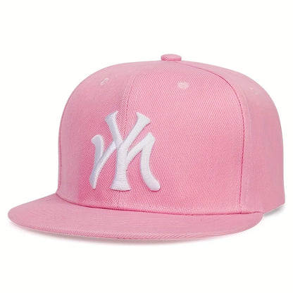 MY Letter Embroidery Baseball Cap Hip Hop Outdoor Snapback Caps