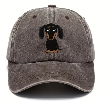 Unisex Dog Embroidery Baseball Cap
