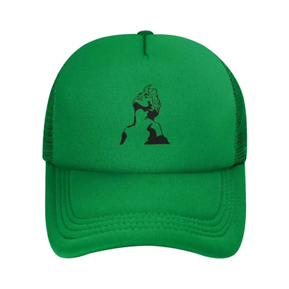Madonna True Blue Digital Line Drawing Mesh Baseball Caps