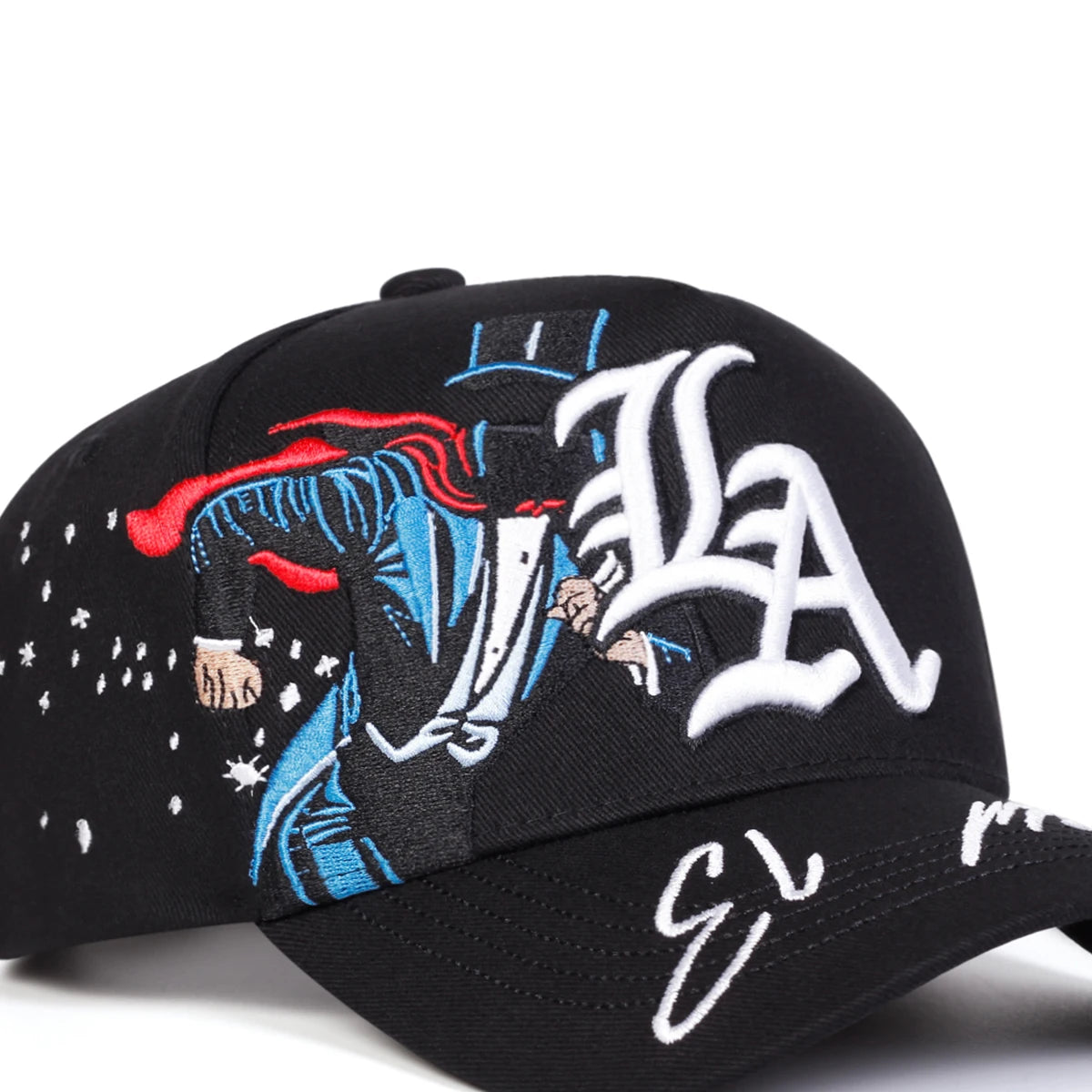 Gothic LA Magician Embroidery Baseball Caps