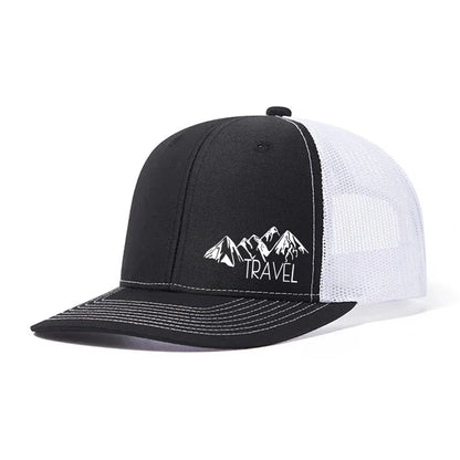 Peak TRAVEL Curved Adult Baseball Cap for Men Women Outdoor Mesh Duck Hat
