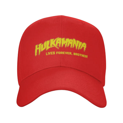 Hulkamania Hulk Hogan Wrestling Hat Adult Sport Baseball Caps