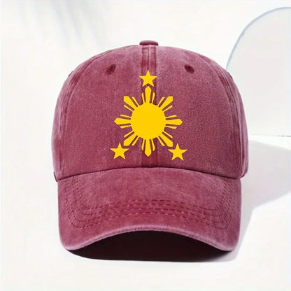 Philippine Sun Emblem Retro Baseball Cap