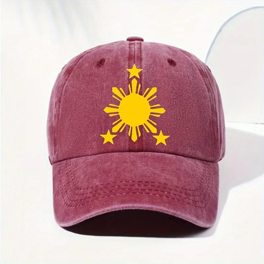 Philippine Sun Emblem Retro Baseball Cap