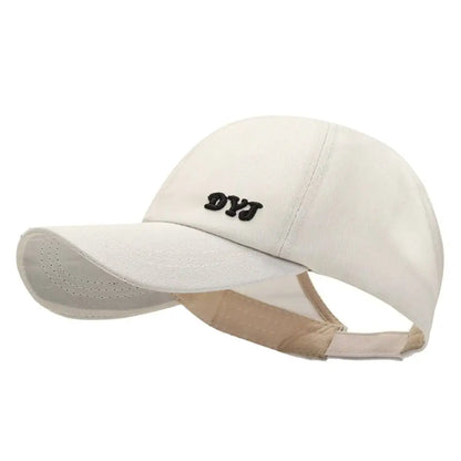 Sun Protection Cotton Ponytail Hat Baseball Hat