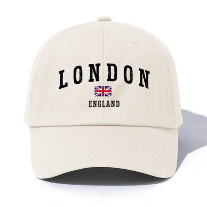LONDON Print Baseball Cap For Adults