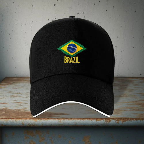 Brazil Flag Design Baseball Cap