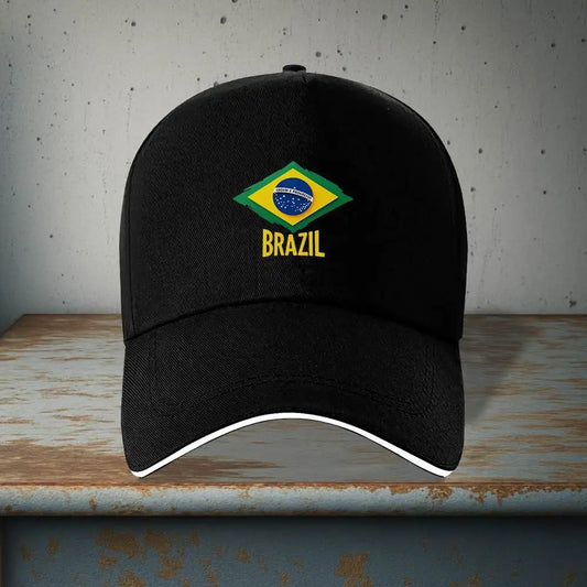Brazil Flag Design Baseball Cap