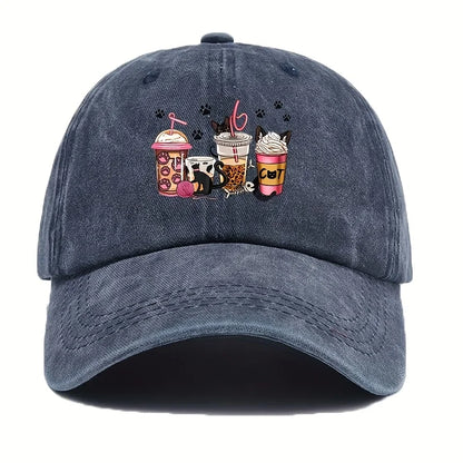 Cat & Paw Print Baseball Cap