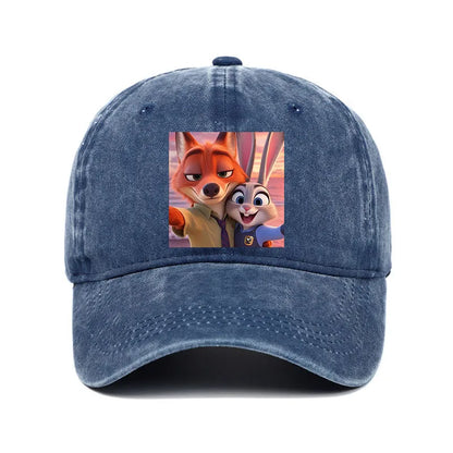 Zootopia Judy Nick Cute Versatile Protection Windproof Baseball Cap