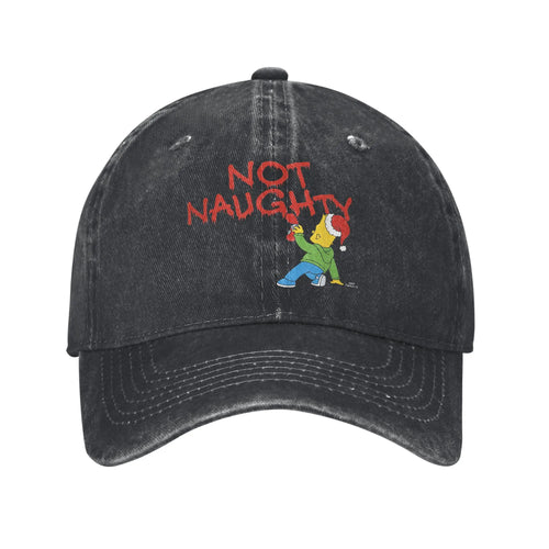 The S-simpson Graffiti Not Naughty Sun Baseball Cap