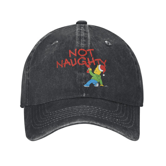 The S-simpson Graffiti Not Naughty Sun Baseball Cap
