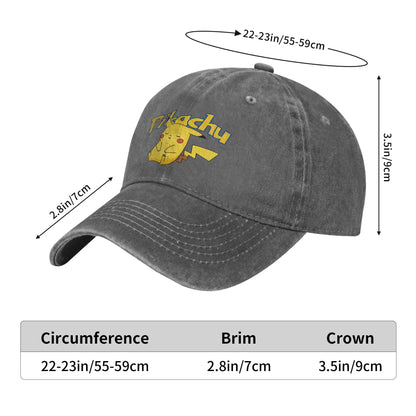 Pokemon Cap Pikachu Creative Baseball Cap