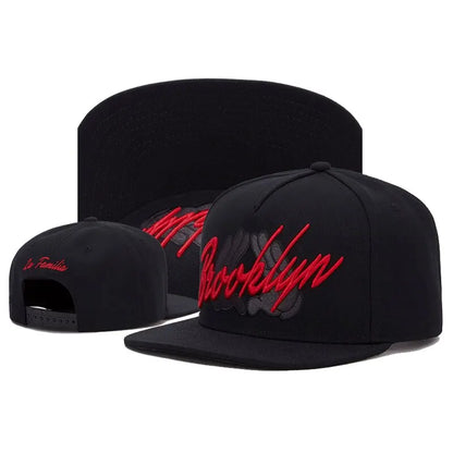 Unisex Letter Embroidery Hip-hop Hats Snapback Caps Baseball Caps Sunscreen Hat