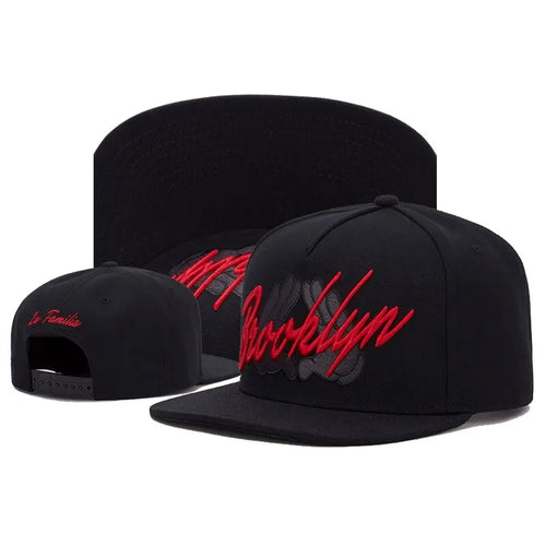 Unisex Letter Embroidery Hip-hop Hats Snapback Caps Baseball Caps Sunscreen Hat