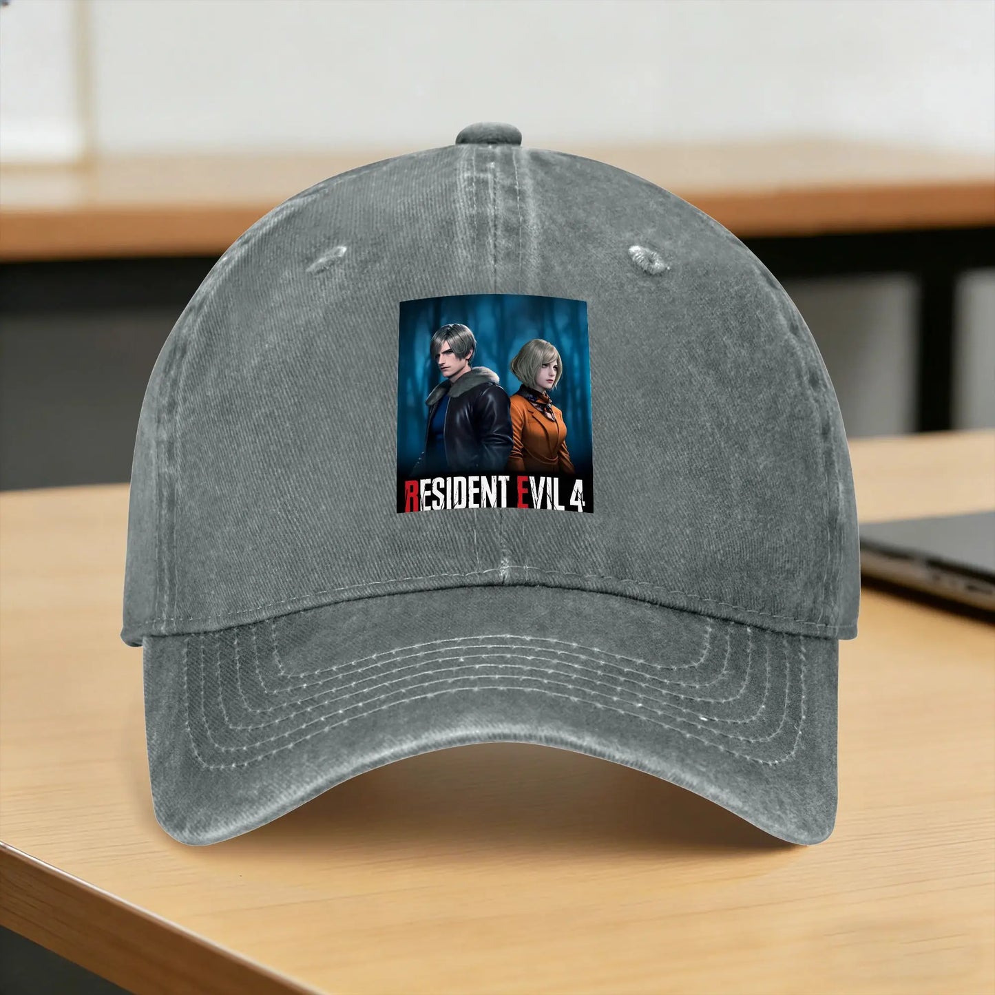 Washed Baseball Cap Leon and Ashley Residents Evils
